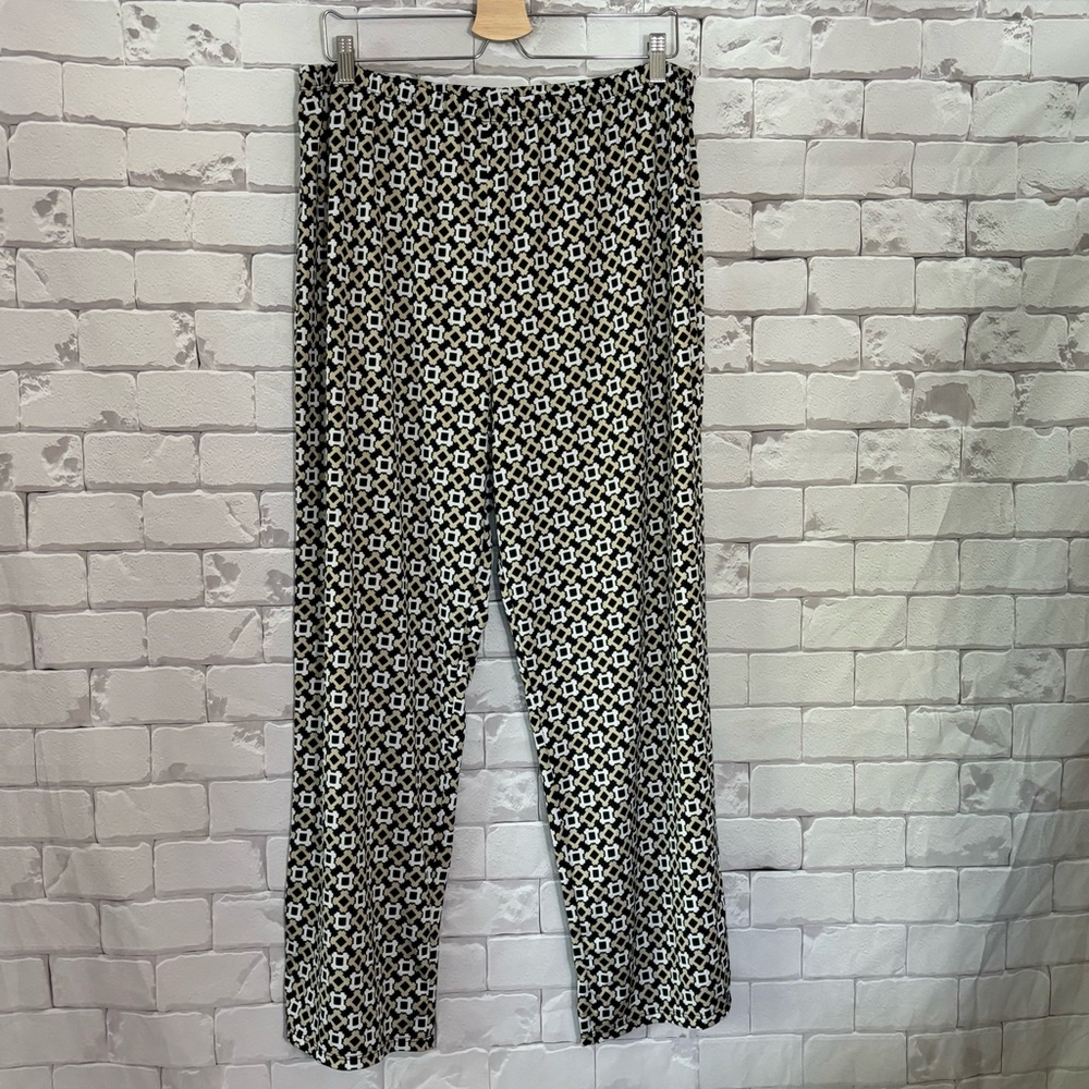 Sunny Leigh Geometric Patterned Trousers